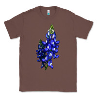 Chestnut Bluebonnet Flower Illustrations Classic Tee - LillyAllenDesigns
