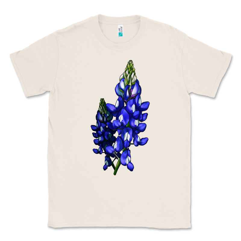 Bluebonnet Flower Illustrations Classic Tee by LillyAllenDesigns | Teevron