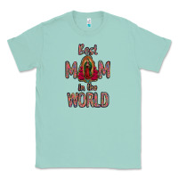 Seafoam Best Mom in the World Classic Tee - Bettercallsaul