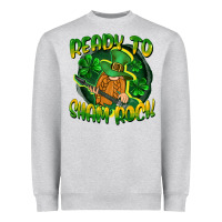 Heather Grey Ready to sham rock St. Patrick's Day Heavyweight Sweatshirt - CowGirlArtShop
