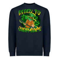 Navy Ready to sham rock St. Patrick's Day Heavyweight Sweatshirt - CowGirlArtShop