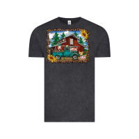 Western Barn With Farm Animals Vintage Tee | Teevron