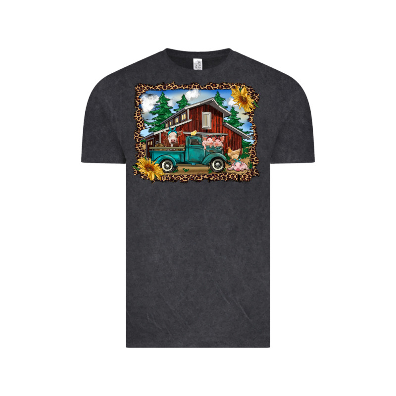 Western Barn With Farm Animals Vintage Tee by RanaPortraitStore | Teevron