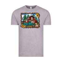 Vintage Zinc western barn with farm animals Vintage Tee - RanaPortraitStore