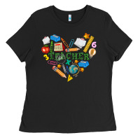 Teacher Heart Ladies Tee | Teevron