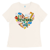 Bone teacher heart Ladies Tee - NancyCooperArtShop
