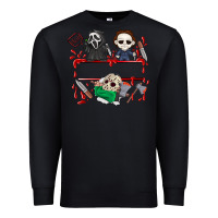 Black halloween Premium Sweatshirt - CowhideDigitalArt