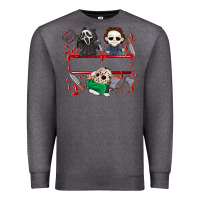 Charcoal Heather halloween Premium Sweatshirt - CowhideDigitalArt