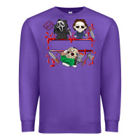 Purple halloween Premium Sweatshirt - CowhideDigitalArt