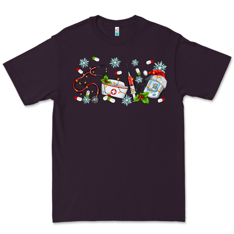 Christmas Nurse Premium Tee by MaliasSmallBusiness | Teevron