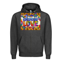 Charcoal Heather Western Choose Love Tumbler Zipper Hoodie - BundleAndBundleShop
