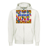 Oatmeal Heather Western Choose Love Tumbler Zipper Hoodie - BundleAndBundleShop
