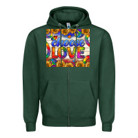 Sports Green Western Choose Love Tumbler Zipper Hoodie - BundleAndBundleShop