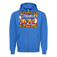 True Royal Western Choose Love Tumbler Zipper Hoodie - BundleAndBundleShop