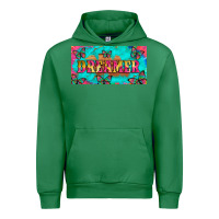 Emerald dreamer with butterfly and tie dye  licance  plate Urban Hoodie - Artiststas