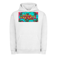 Pigment Lunar Rock dreamer with butterfly and tie dye  licance  plate Urban Hoodie - Artiststas