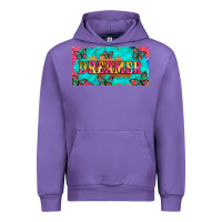 Tulip dreamer with butterfly and tie dye  licance  plate Urban Hoodie - Artiststas