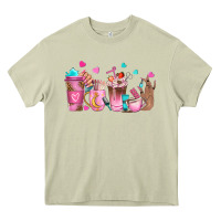 Mossy nail tech coffee cups Heavy Core Tee - NancyCooperArtShop