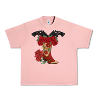 Salmon Cowboy Boots Urban Heavy Tee - Bettercallsaul