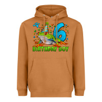 Meerkat birthday boy frog age 6 Heavyweight Hoodie - LillyAllenDesigns