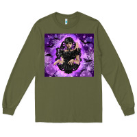 Army Green gothic girl night Long Sleeve Tee - TumblerDesignByShophia
