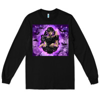 Black gothic girl night Long Sleeve Tee - TumblerDesignByShophia