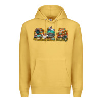 Antique Gold thanksgiving trucks bbs Premium Hoodie - BundleAndBundleShop