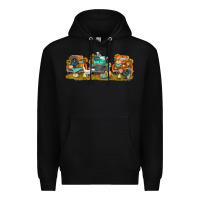 Black thanksgiving trucks bbs Premium Hoodie - BundleAndBundleShop