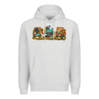 Dove Grey thanksgiving trucks bbs Premium Hoodie - BundleAndBundleShop
