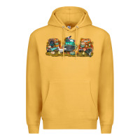 Mustard thanksgiving trucks bbs Premium Hoodie - BundleAndBundleShop