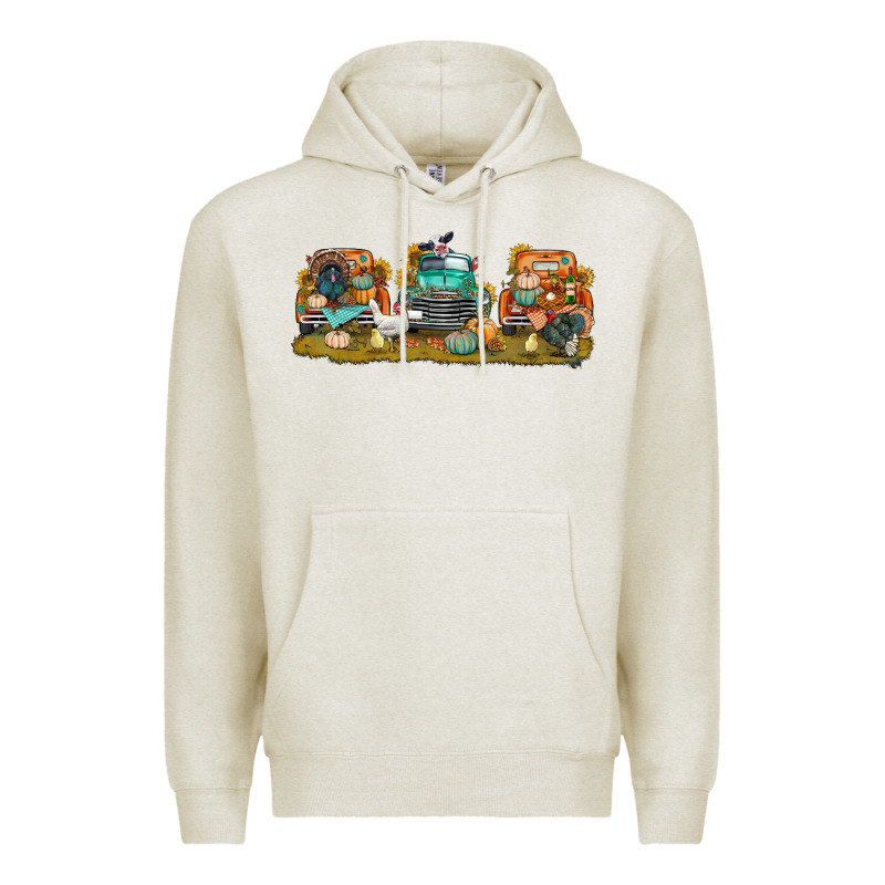 Thanksgiving Trucks Bbs Premium Hoodie by BundleAndBundleShop | Teevron