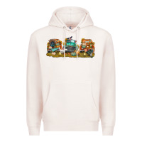 Pale Pink thanksgiving trucks bbs Premium Hoodie - BundleAndBundleShop