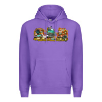 Purple thanksgiving trucks bbs Premium Hoodie - BundleAndBundleShop