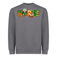 Storm St. Patrick's Day Nurse with gnome Heavyweight Sweatshirt - HowdyJamesFarm