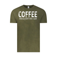 Vintage Olive Coffee Completes Me Vintage Tee - Bettercallsaul