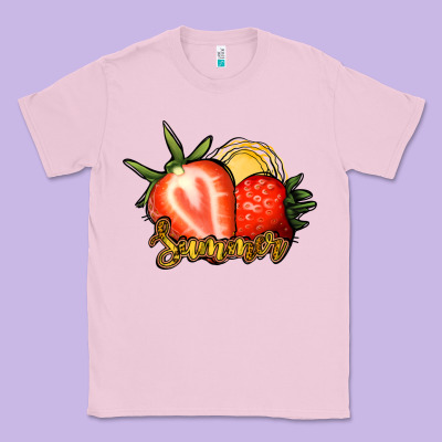 Strawberry Summer Classic Tee Designed By Bettercallsaul