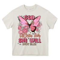 Cream god is within her she will not fail Heavy Core Tee - MaliasSmallBusiness