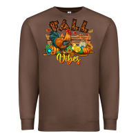 Chestnut Fall Vibes Premium Sweatshirt - CowhideDigitalArt