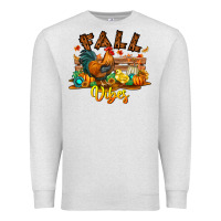 Oatmeal Heather Fall Vibes Premium Sweatshirt - CowhideDigitalArt