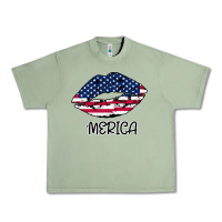 Oil Green American lip Urban Heavy Tee - Bettercallsaul