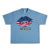 Pebble Blue American lip Urban Heavy Tee - Bettercallsaul