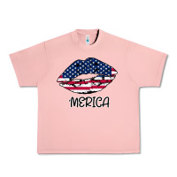 Salmon American lip Urban Heavy Tee - Bettercallsaul