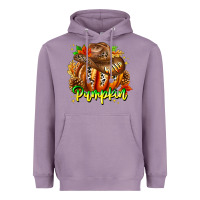 Lavender Hello Pumpkin Heavyweight Hoodie - CowhideDigitalArt