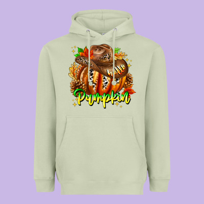 Hello Pumpkin Heavyweight Hoodie Designed By Cowhidedigitalart