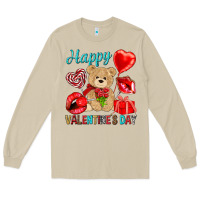 Mushroom happy valentines day Valentine's Day Long Sleeve Tee - HowdyJamesFarm