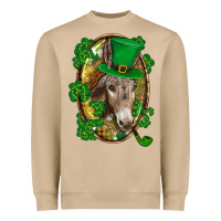 Mushroom St. Patrick's day Donkey Heavyweight Sweatshirt - CowGirlArtShop