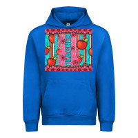 Cobalt teacher with  flower glitter and serape leopard Urban Hoodie - Artiststas