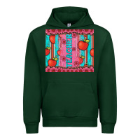 Forest Green teacher with  flower glitter and serape leopard Urban Hoodie - Artiststas