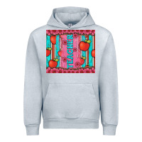 Heather Grey teacher with  flower glitter and serape leopard Urban Hoodie - Artiststas