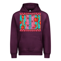 Mauve Wine teacher with  flower glitter and serape leopard Urban Hoodie - Artiststas